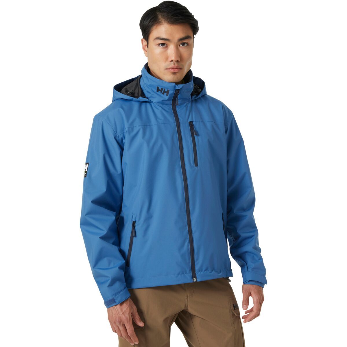 Helly Hansen Crew Hooded Midlayer Jacket - Men's Azurite, 2XL