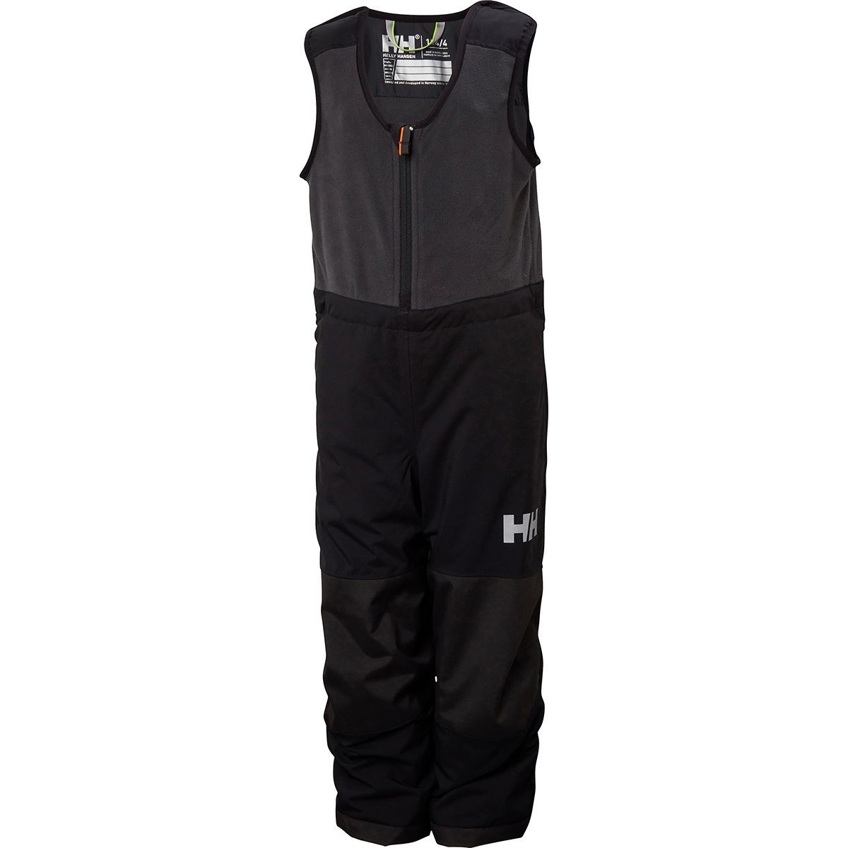 Helly Hansen K Vertical Insulated Bib Pant - Toddler Boys' Black, 7