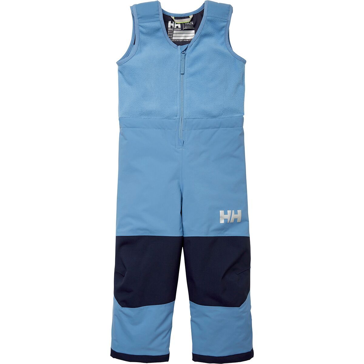 Helly Hansen K Vertical Insulated Bib Pant - Toddler Boys' Blue Fog, 1