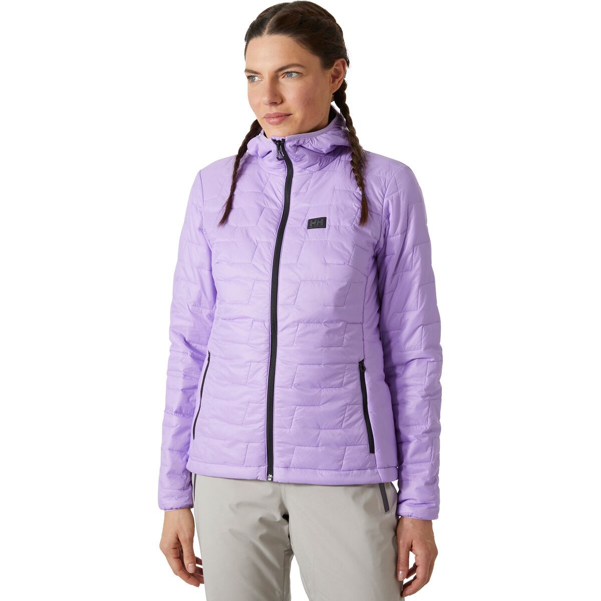 Helly Hansen Lifaloft Hooded Insulator Jacket - Women's Heather, XXL