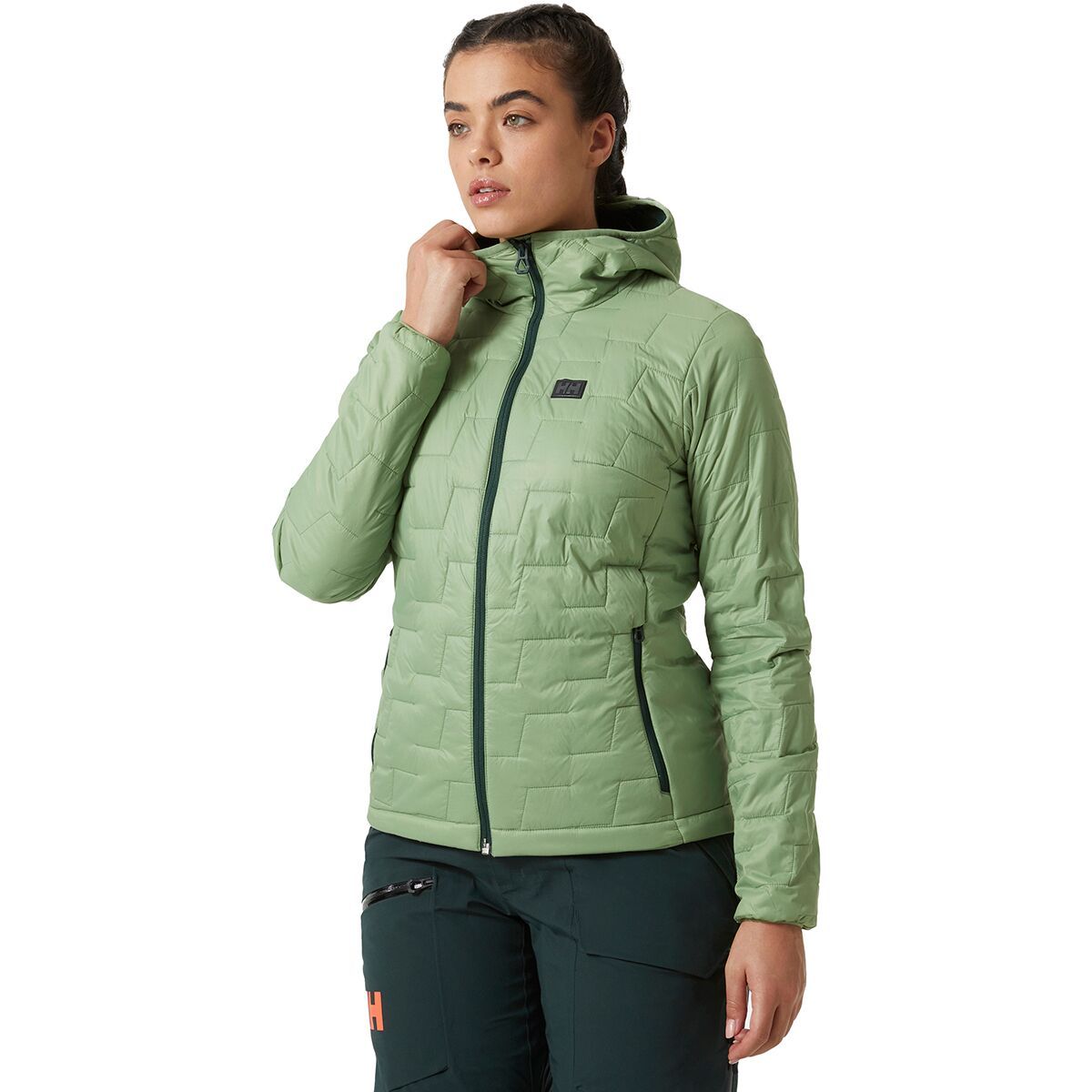 Helly Hansen Lifaloft Hooded Insulator Jacket - Women's Jade 2.0, S