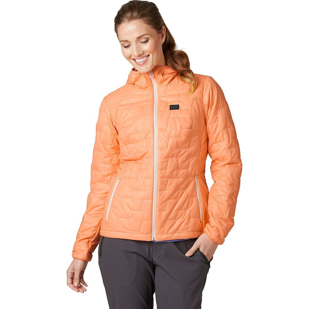 Helly Hansen Lifaloft Hooded Insulator Jacket - Women's Melon, XL