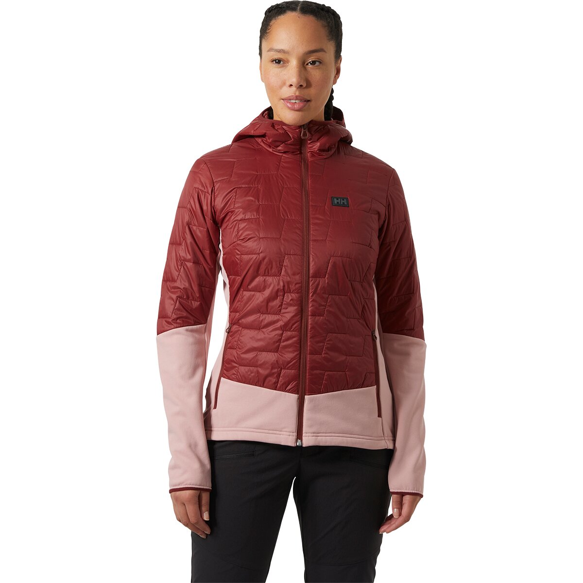 Image of Helly Hansen LifaLoft Hybrid Insulator Jacket - Women's Mars Red/Pink Salt, XL