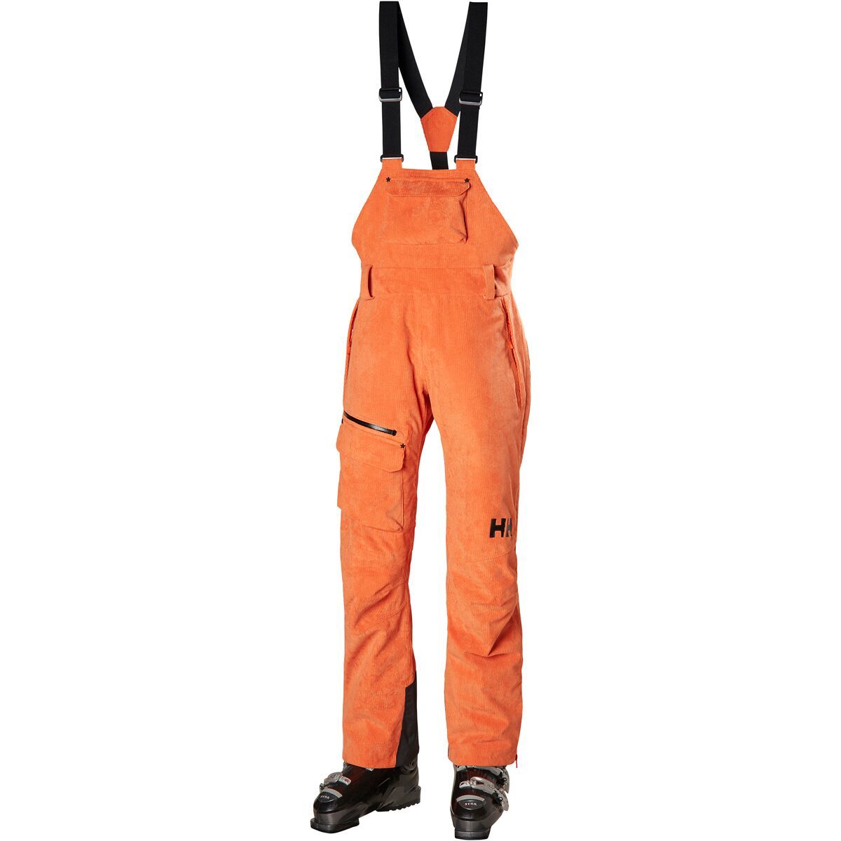 Helly Hansen Powderqueen Bib Pant - Women's Bright Orange, XL