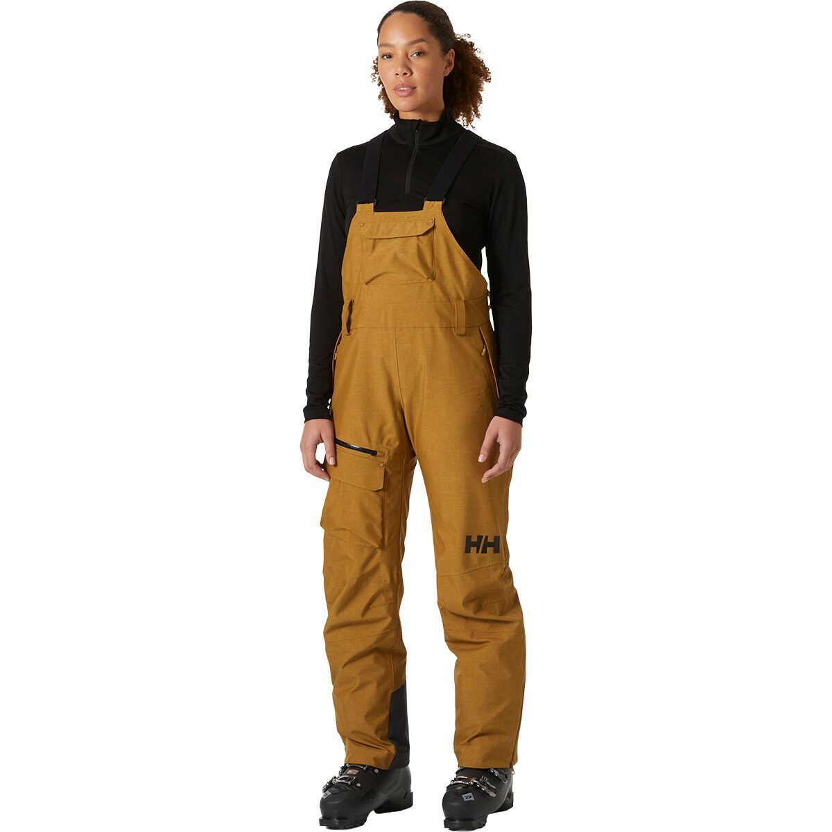 Image of Helly Hansen Powderqueen Bib Pant - Women's Lynx, L