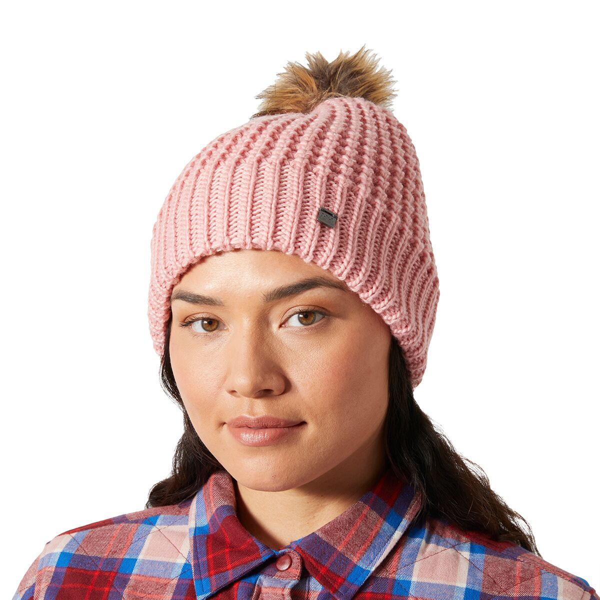 Image of Helly Hansen Snowfall Beanie - Women's Pink Salt, One Size
