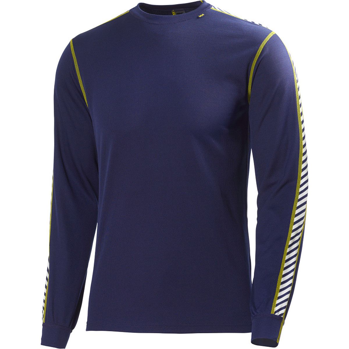 Helly Hansen Lifa Stripe Crew Top - Men's Nordic Purple, 3XL