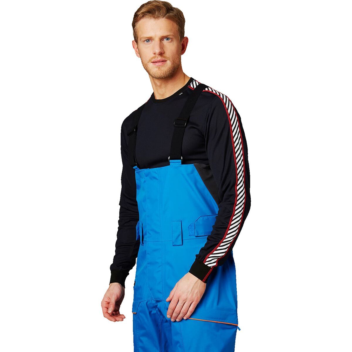 Image of Helly Hansen Lifa Stripe Crew Top - Men's Navy, XXL