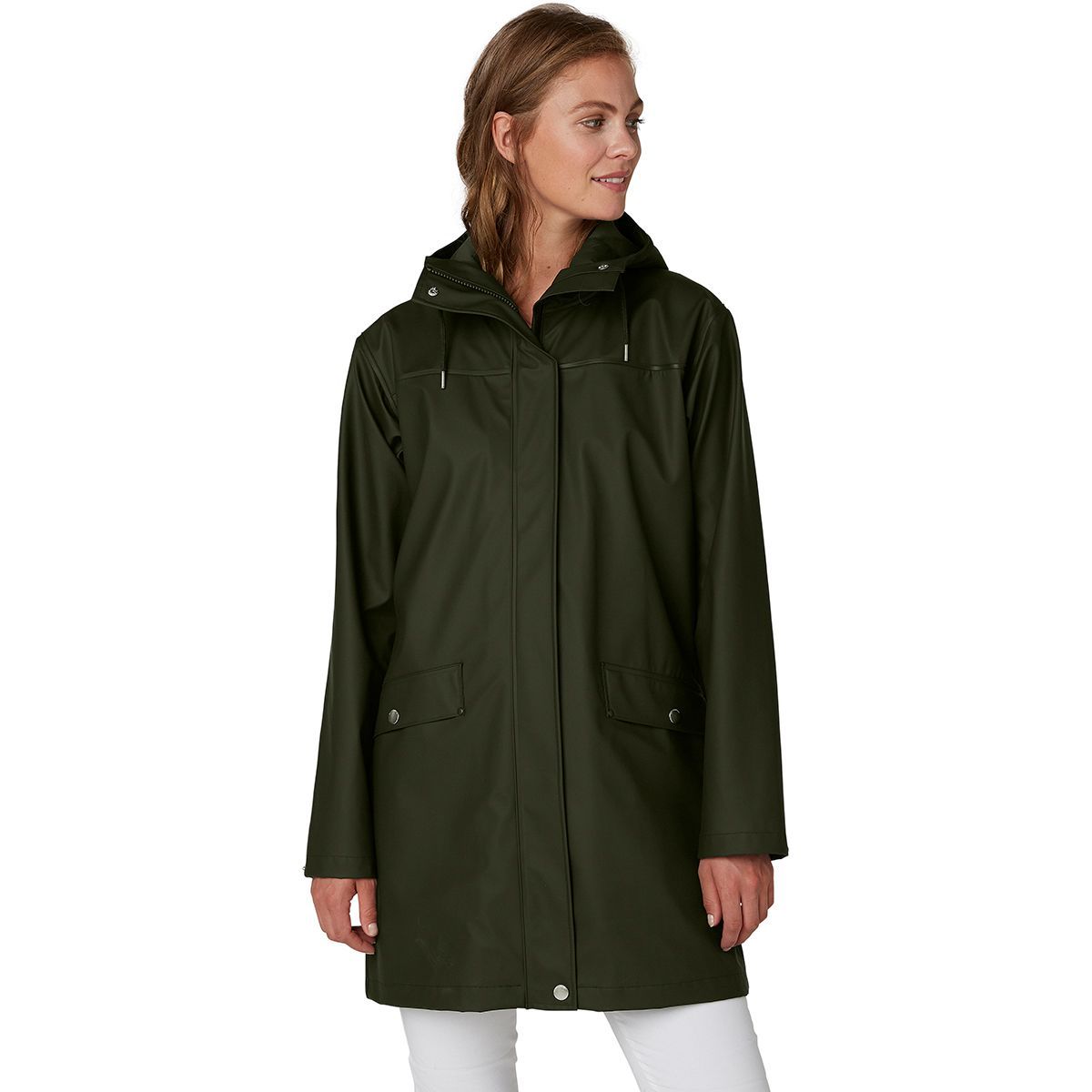 Helly Hansen Moss Rain Coat - Women's Forest Night, L