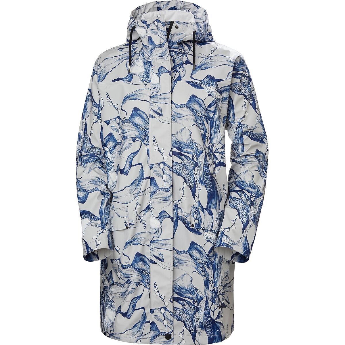 Helly Hansen Moss Rain Coat - Women's Grey Fog Esra, S