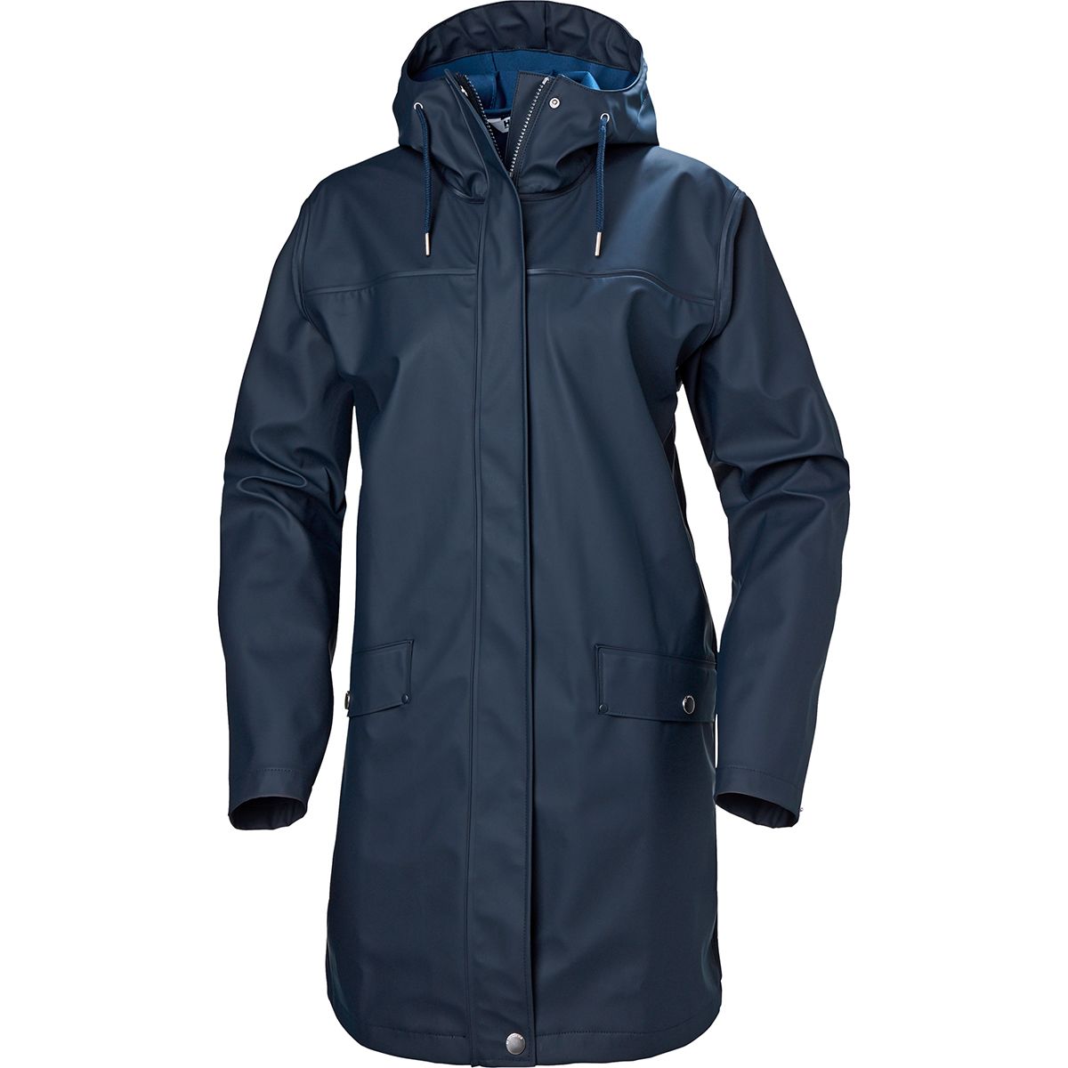 Image of Helly Hansen Moss Rain Coat - Women's Navy, XL