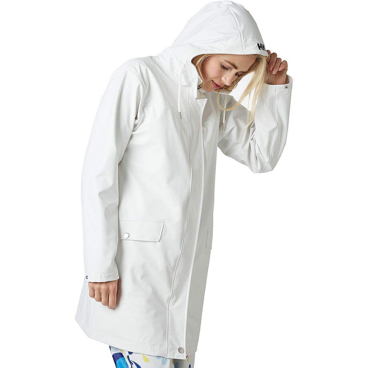 Helly Hansen Moss Rain Coat - Women's Offwhite, L