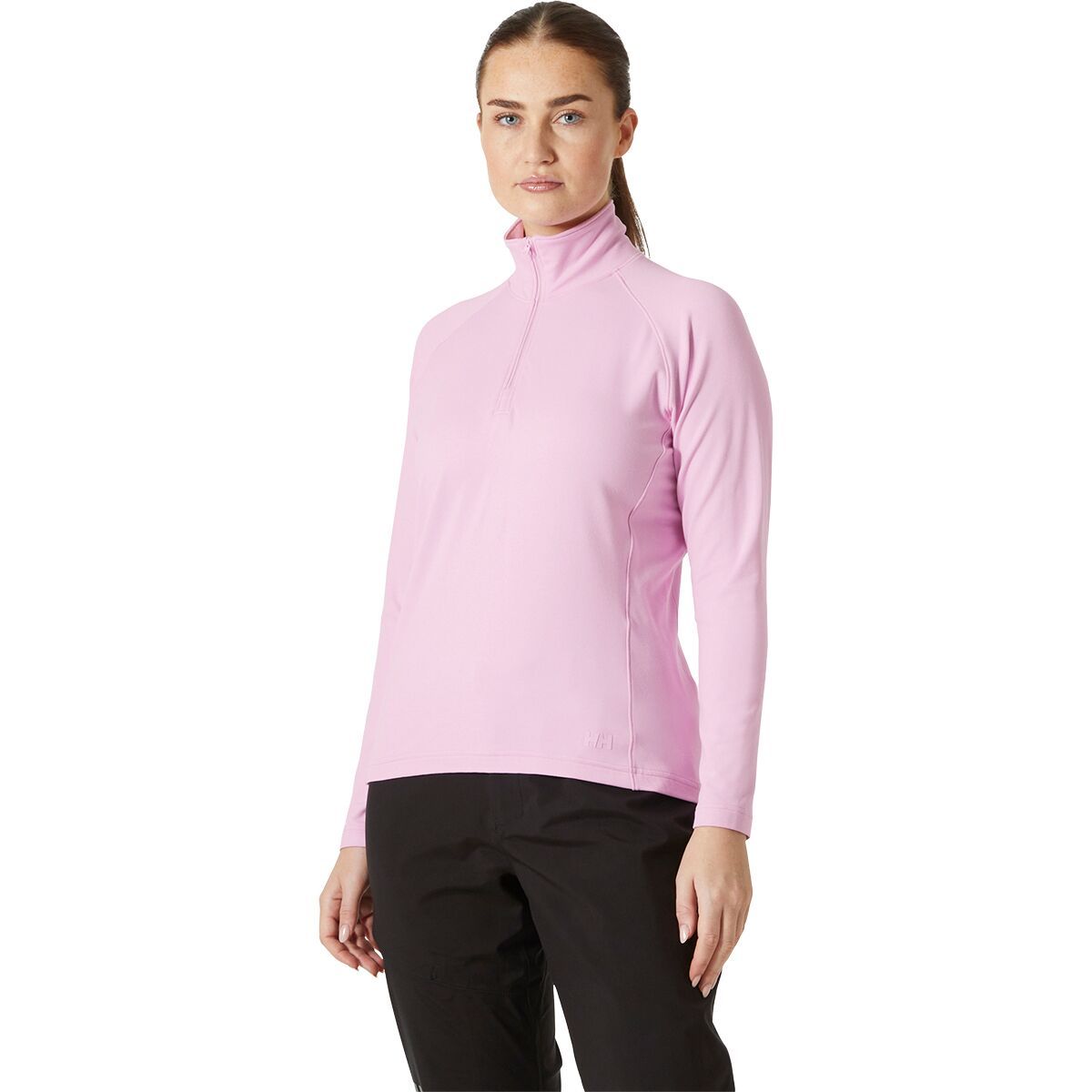 Image of Helly Hansen Verglas 1/2-Zip Top - Women's Cherry Blossom, XL