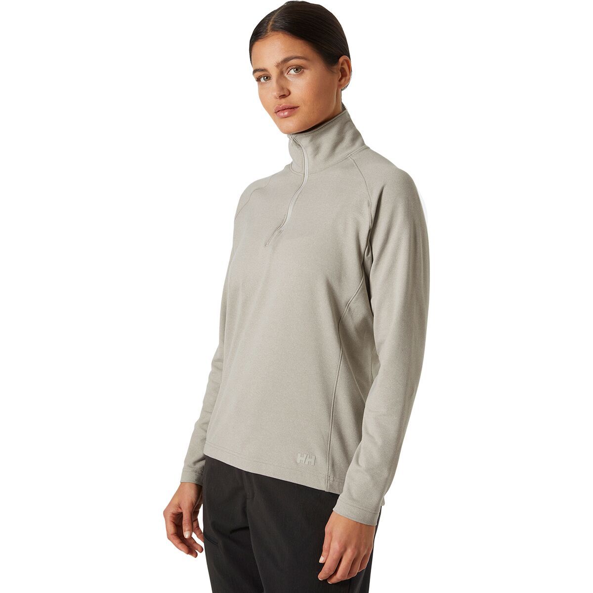 Image of Helly Hansen Verglas 1/2-Zip Top - Women's Mellow Grey, XS