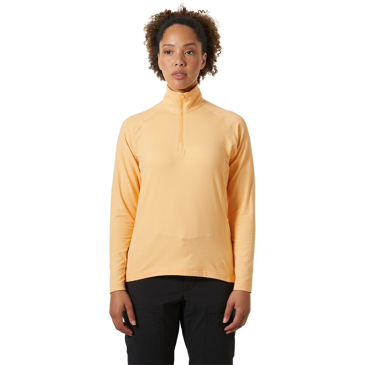 Image of Helly Hansen Verglas 1/2-Zip Top - Women's Miami Peach, XS