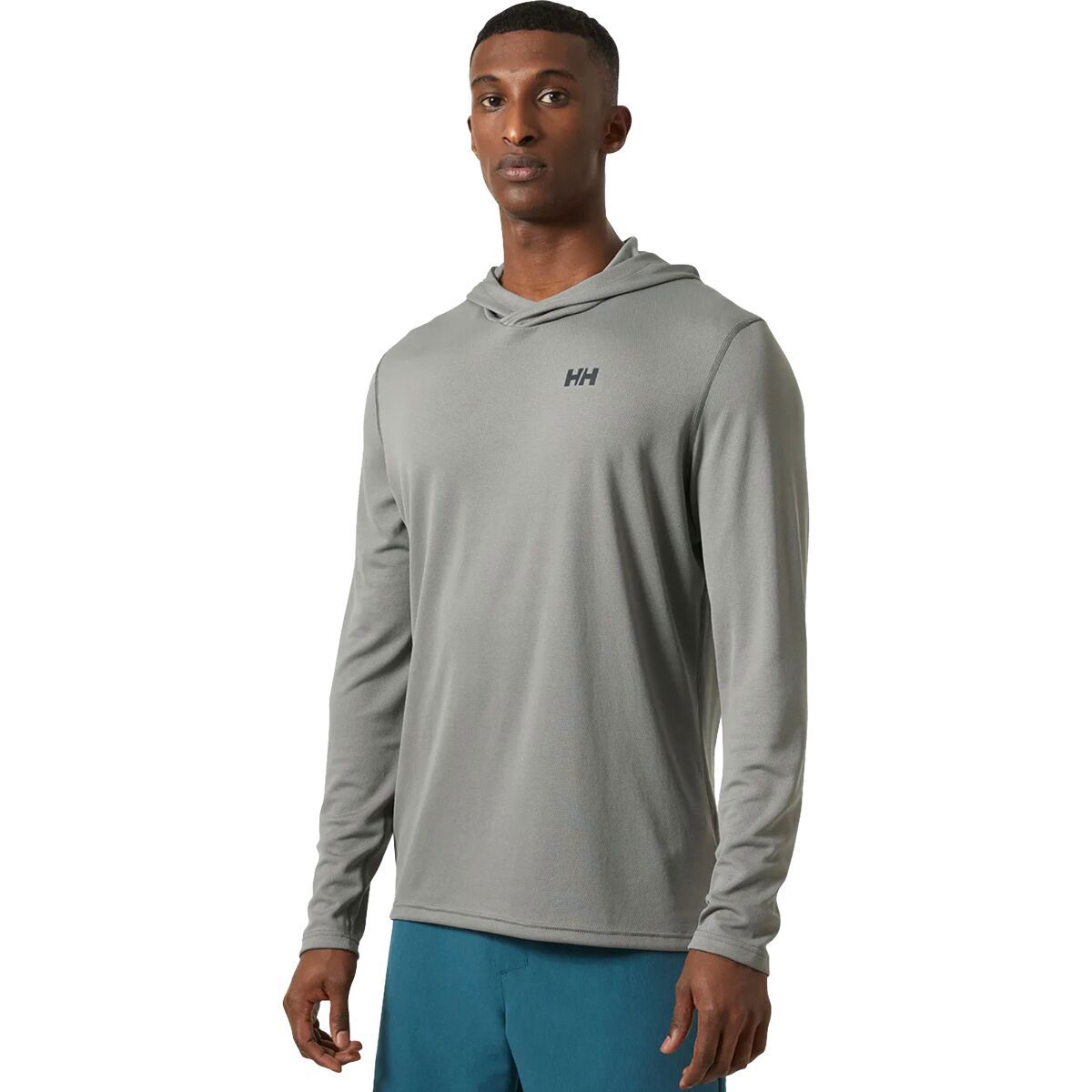Helly Hansen HH Lifa Active Solen Hoodie - Men's Concrete, S