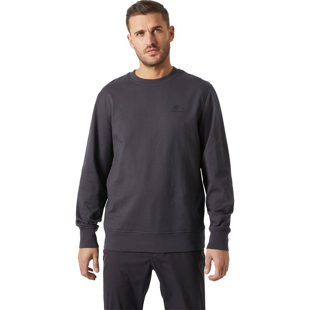 Image of Helly Hansen Nord Graphic Crew Sweatshirt - Men's Ebony2, XL