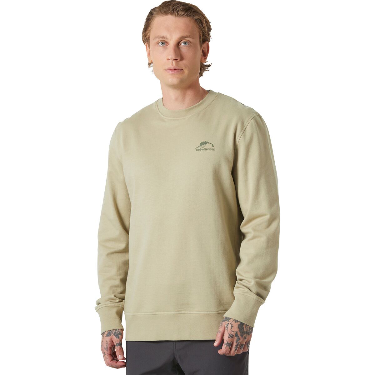 Image of Helly Hansen Nord Graphic Crew Sweatshirt - Men's Light Lav, XXL