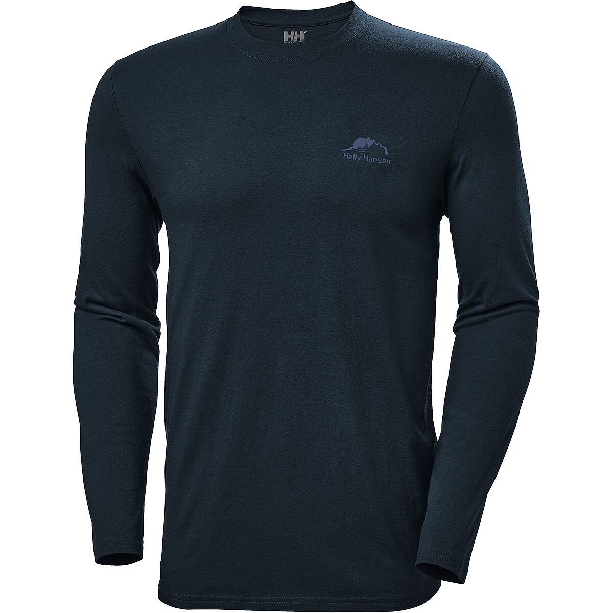 Image of Helly Hansen Nord Graphic Long-Sleeve T-Shirt - Men's Navy2, XXL