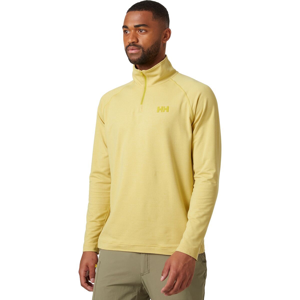 Helly Hansen Verglas 1/2-Zip Top - Men's Warm Olive, XXL