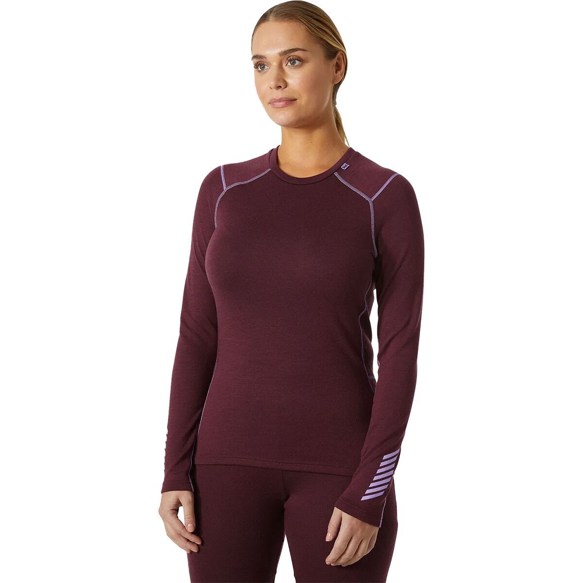 Helly Hansen Lifa Merino Midweight Crew Top - Women's Hickory, L