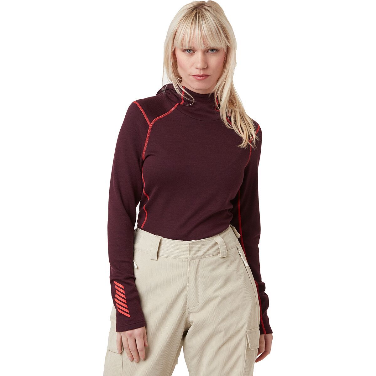 Helly Hansen LIFA Merino Midweight Hoodie - Women's Wild Rose, XS