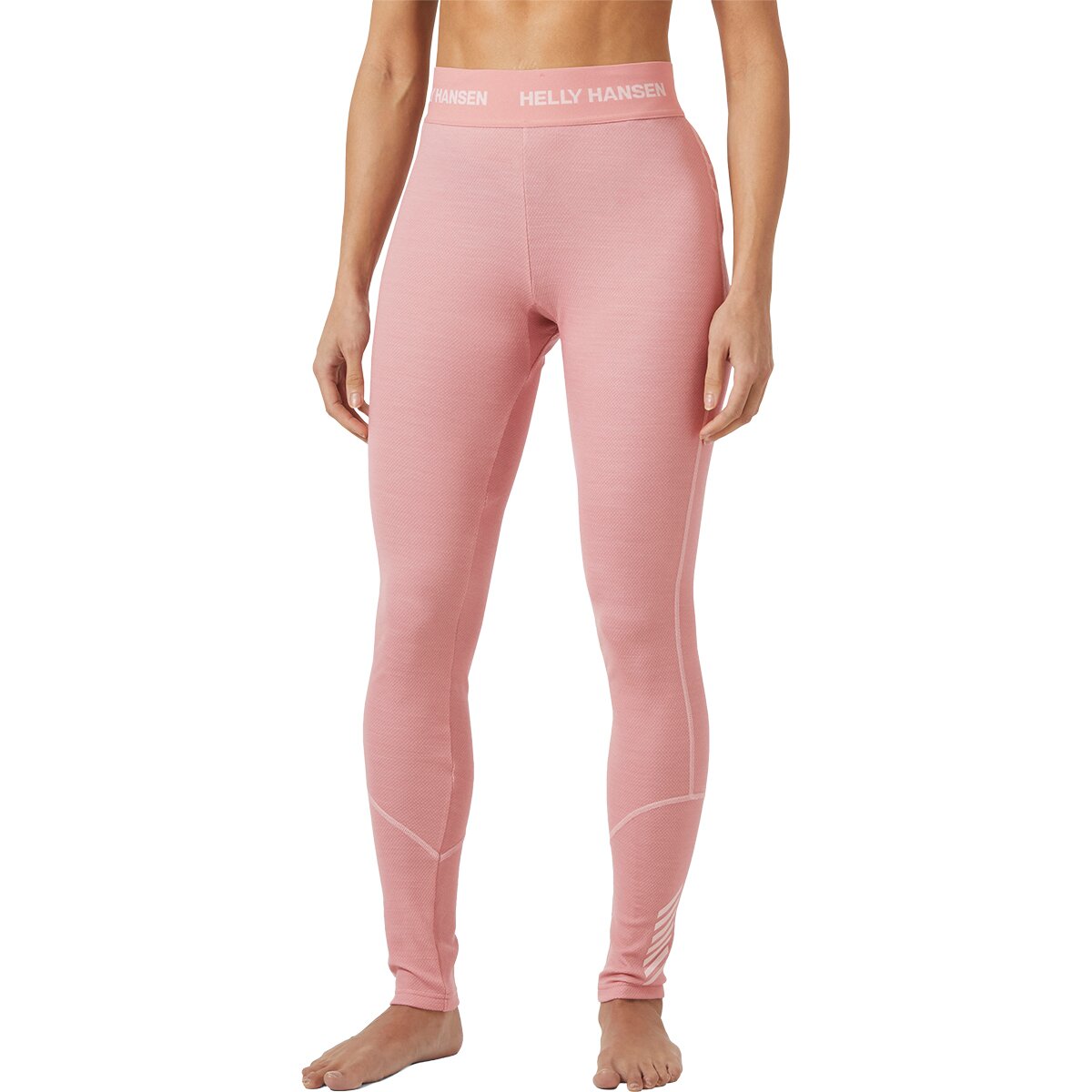 Image of Helly Hansen Lifa Merino Midweight Pant - Women's Pink Salt, M