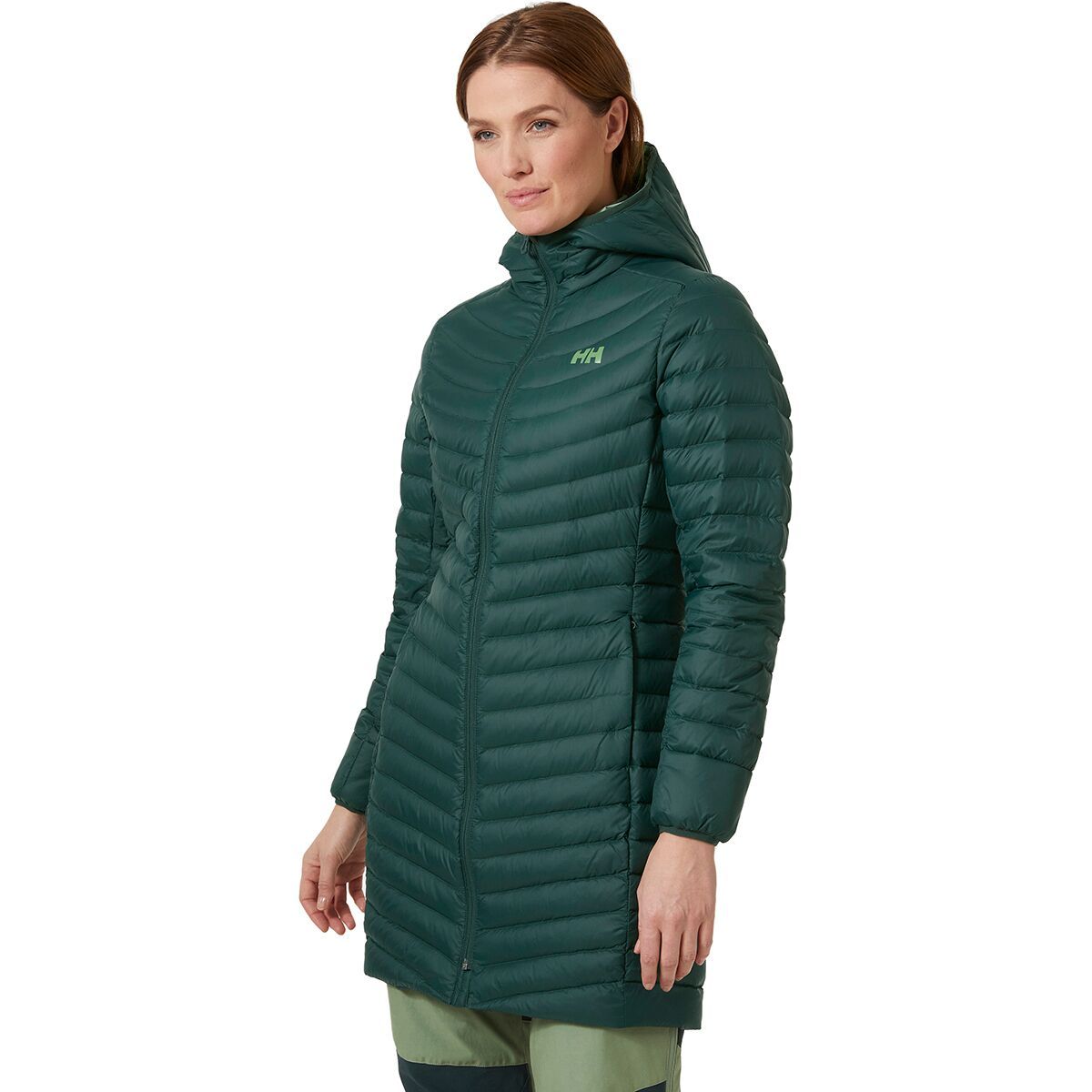 Helly Hansen Verglas Long Down Insulator Jacket - Women's Darkest Spruce, M