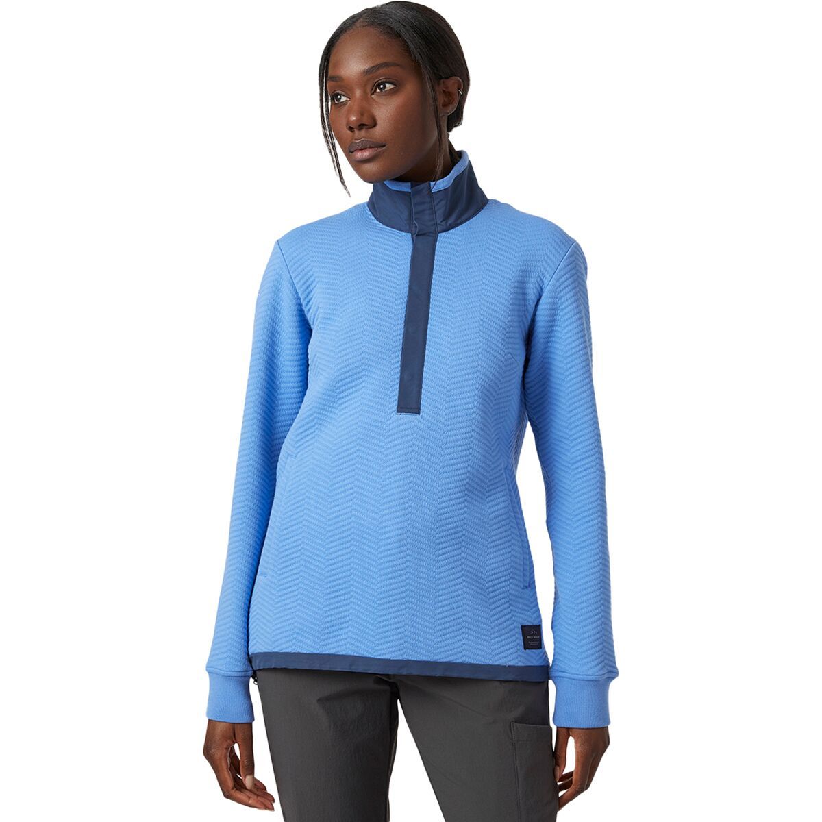 Helly Hansen Lillo Snap Pullover - Women's Skagen Blue, XS