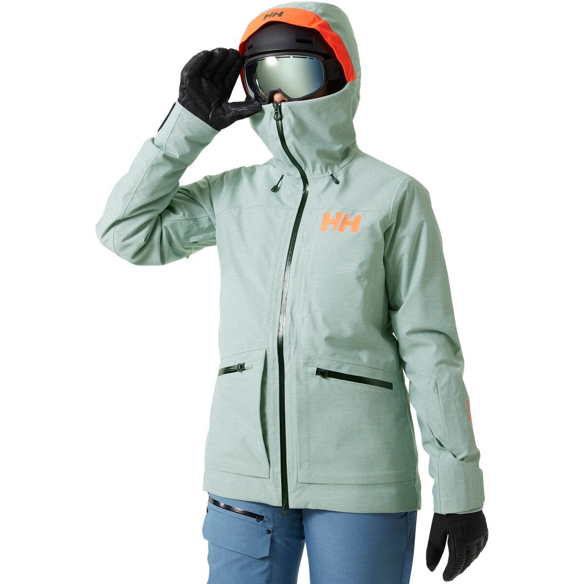 Helly Hansen Powderqueen 3.0 Jacket - Women's Jade 2.0 Melange, S
