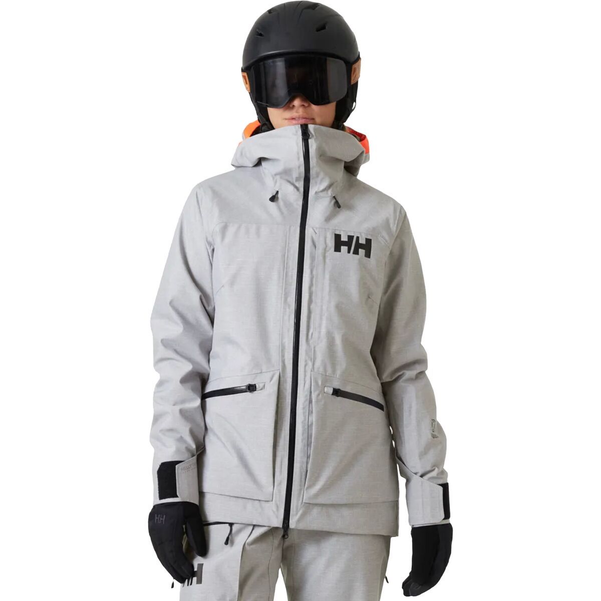 Image of Helly Hansen Powderqueen 3.0 Jacket - Women's Grey Melange, S