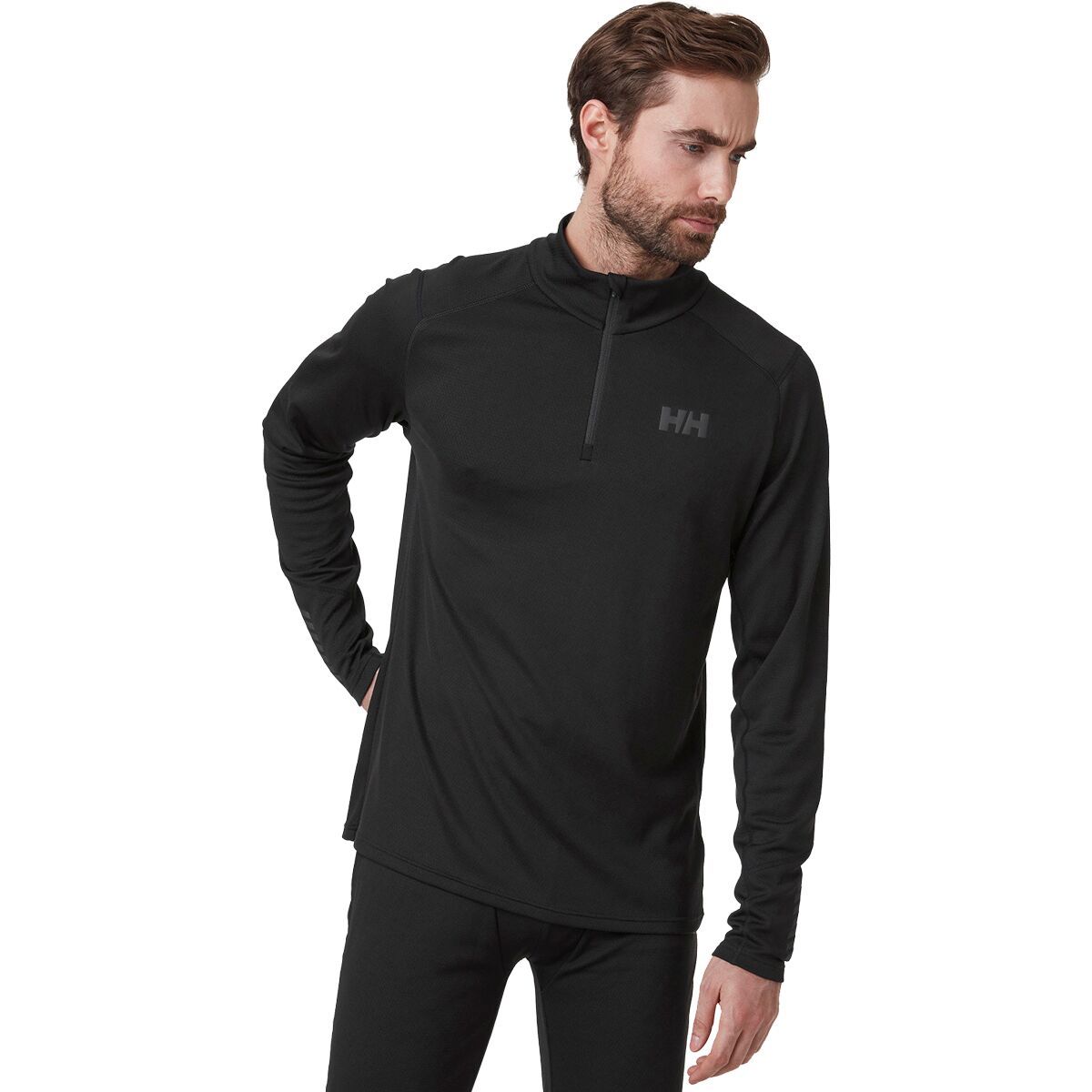 Helly Hansen Lifa Active 1/2-Zip Top - Men's Black, L