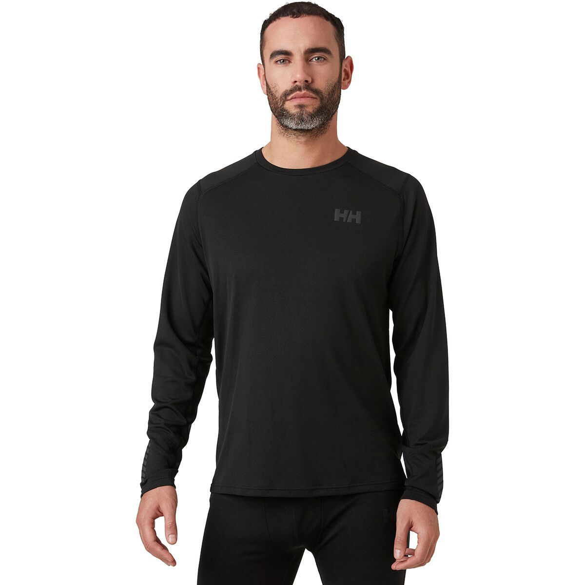 Image of Helly Hansen Lifa Active Crew Top - Men's Black, XXL