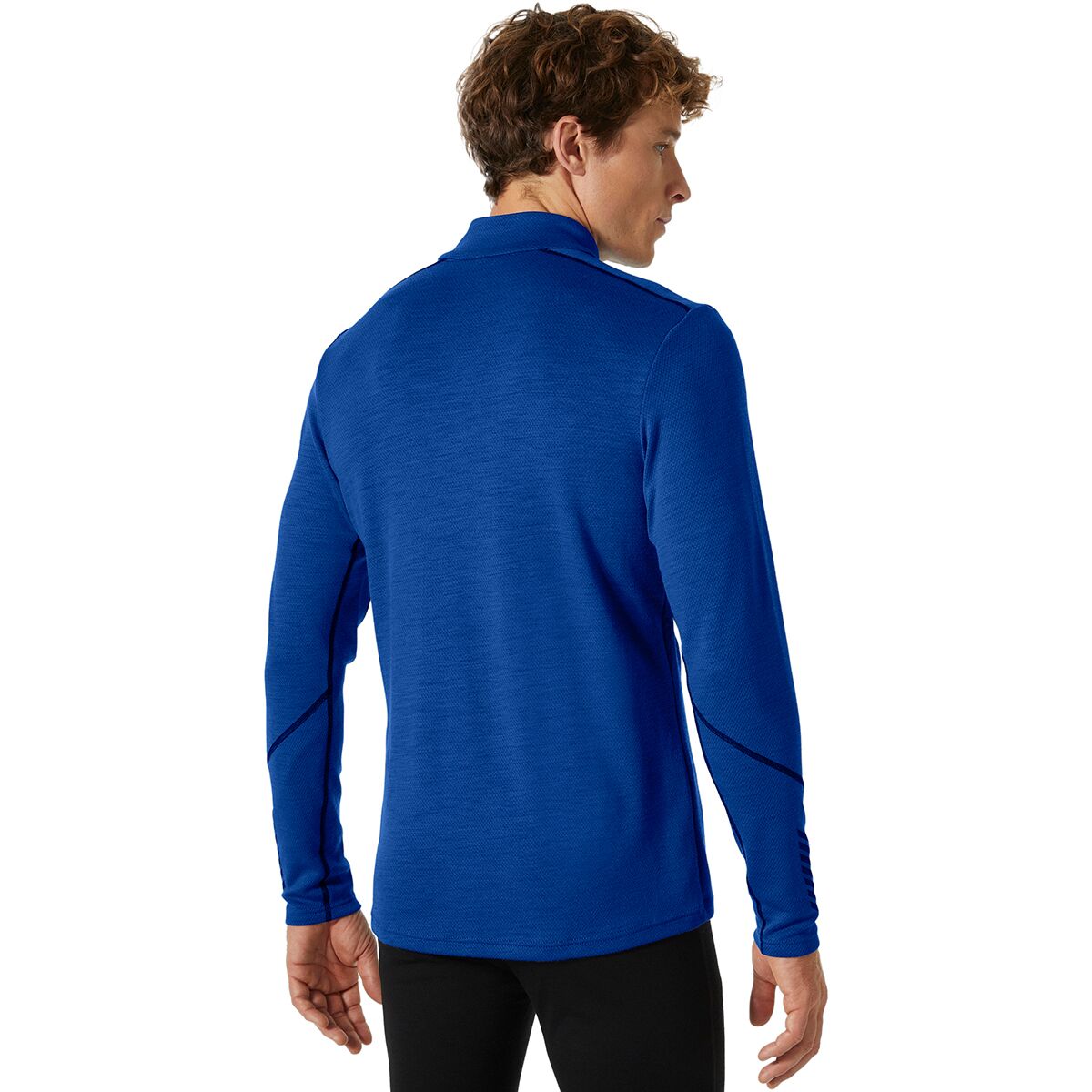 Helly Hansen Lifa Merino Max, Sweat Homme Demi Zip Manches Longues, Bleu, Taille S (48318) - Occasion