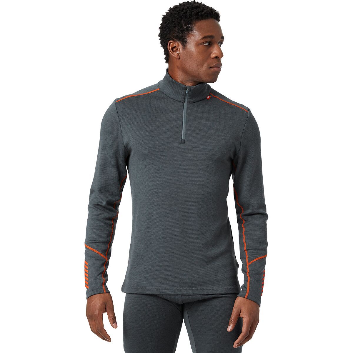 Helly Hansen Lifa Merino Midweight 1/2 Zip Top - Men's Storm, XL