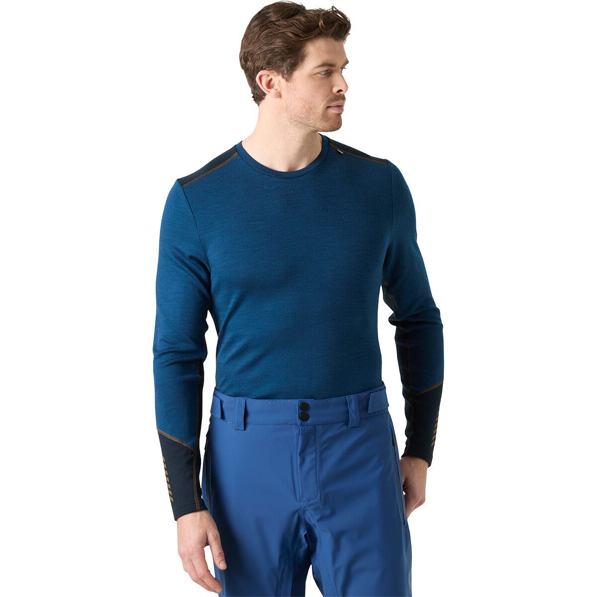 Image of Helly Hansen Lifa Merino Midweight Crew Top - Men's Dark Blue, XXL