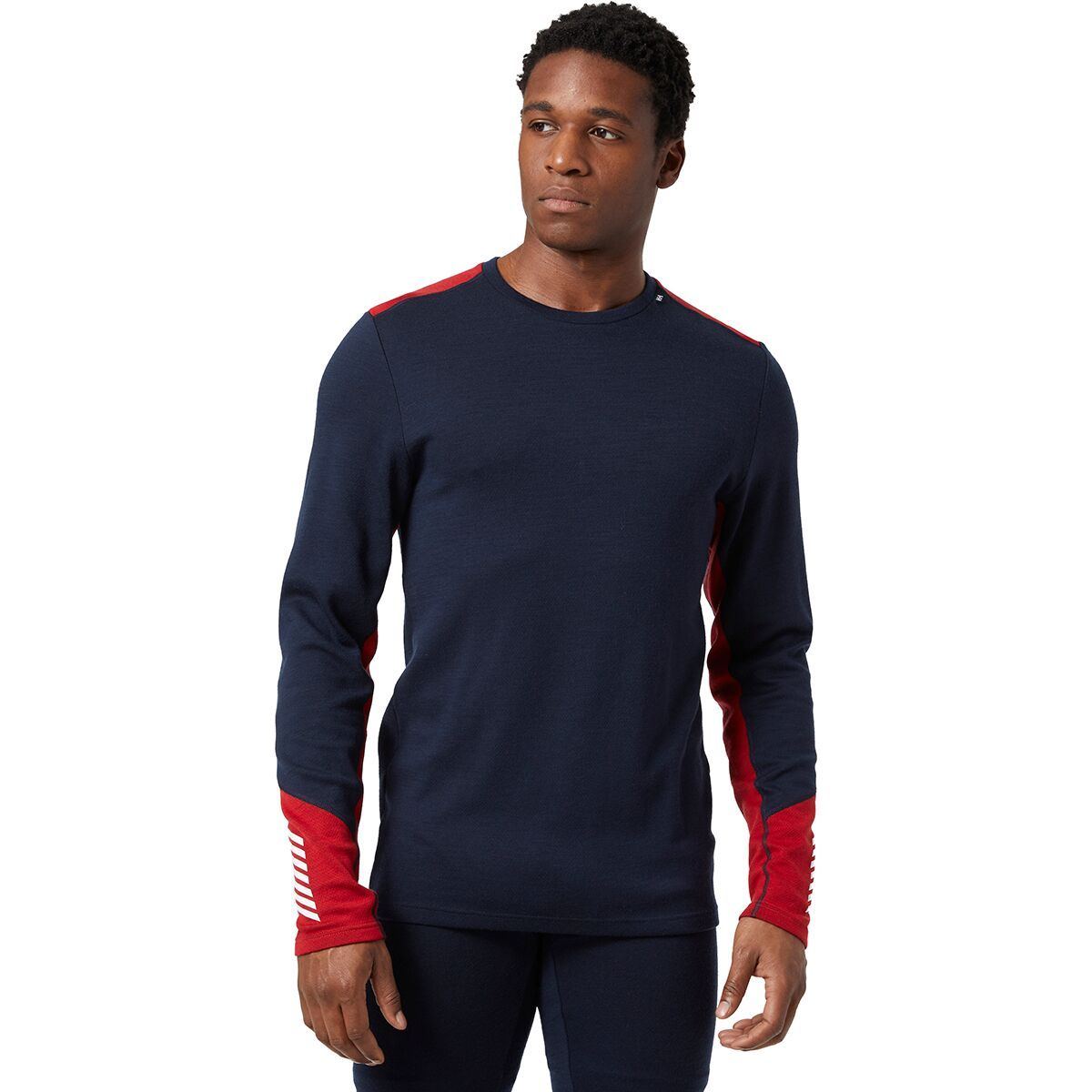 Image of Helly Hansen Lifa Merino Midweight Crew Top - Men's Navy3, L