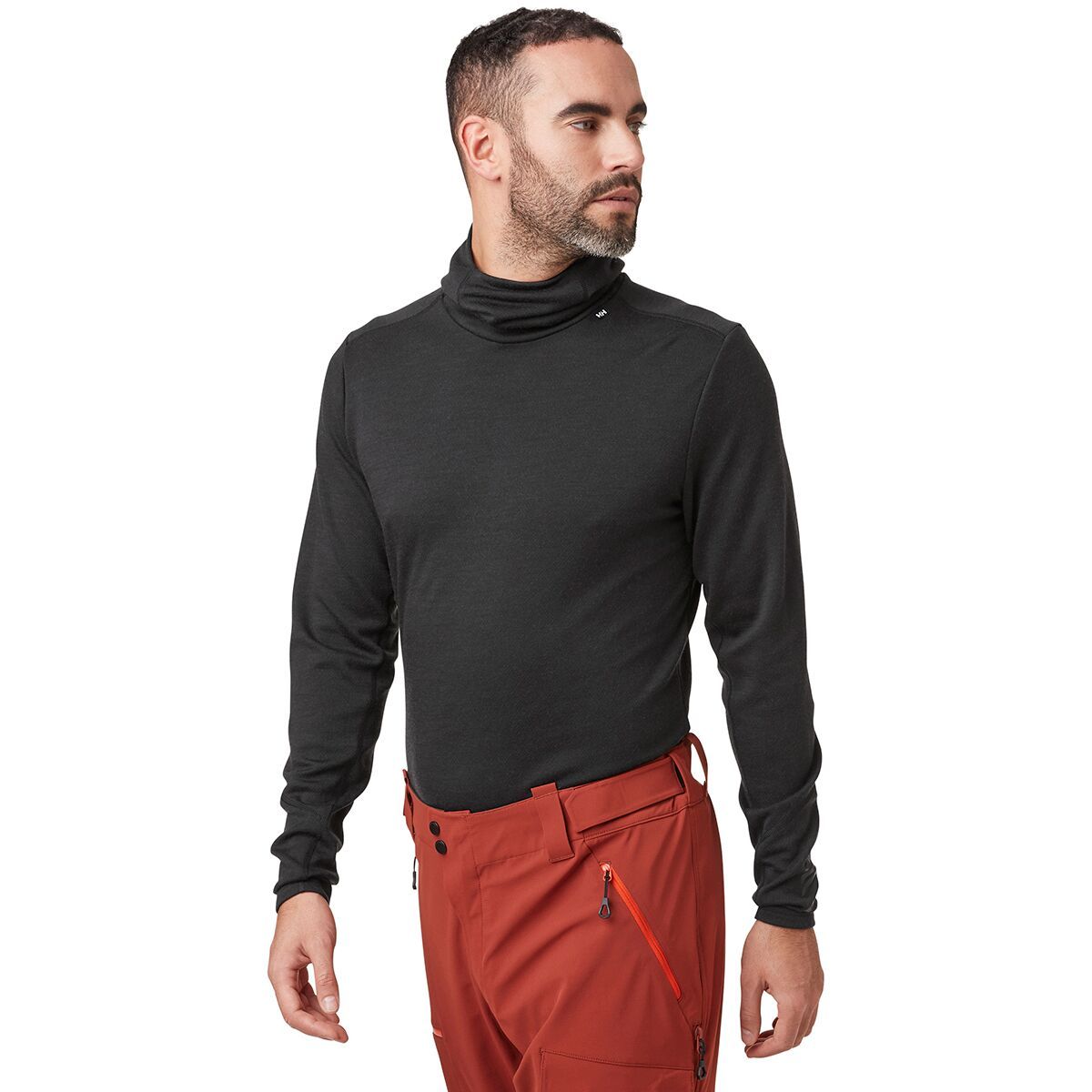 Image of Helly Hansen Lifa Merino Midweight Hoodie - Men's Black, M