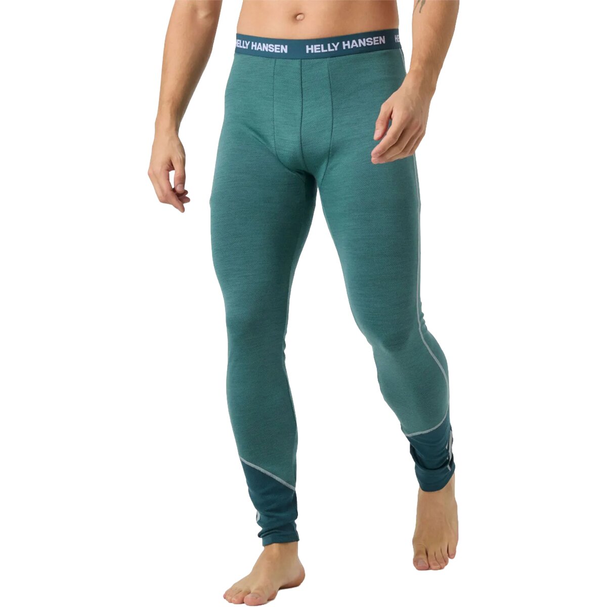 Image of Helly Hansen Lifa Merino Midweight Pant - Men's Green, S