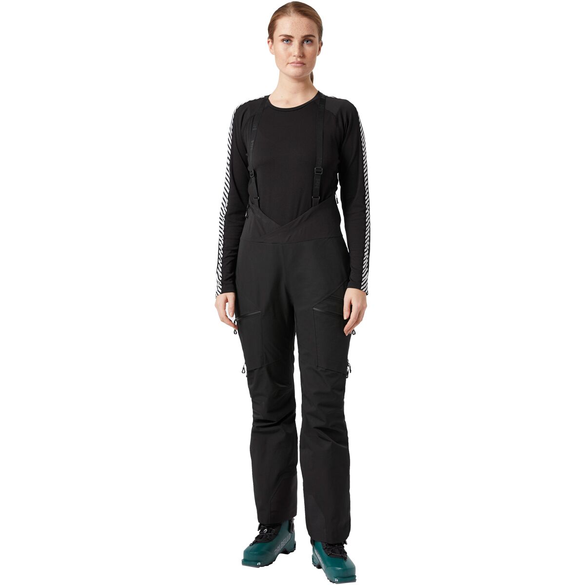 Image of Helly Hansen Odin Mountain Infinity 3L Shell Bib Pant - Women's Black, XL