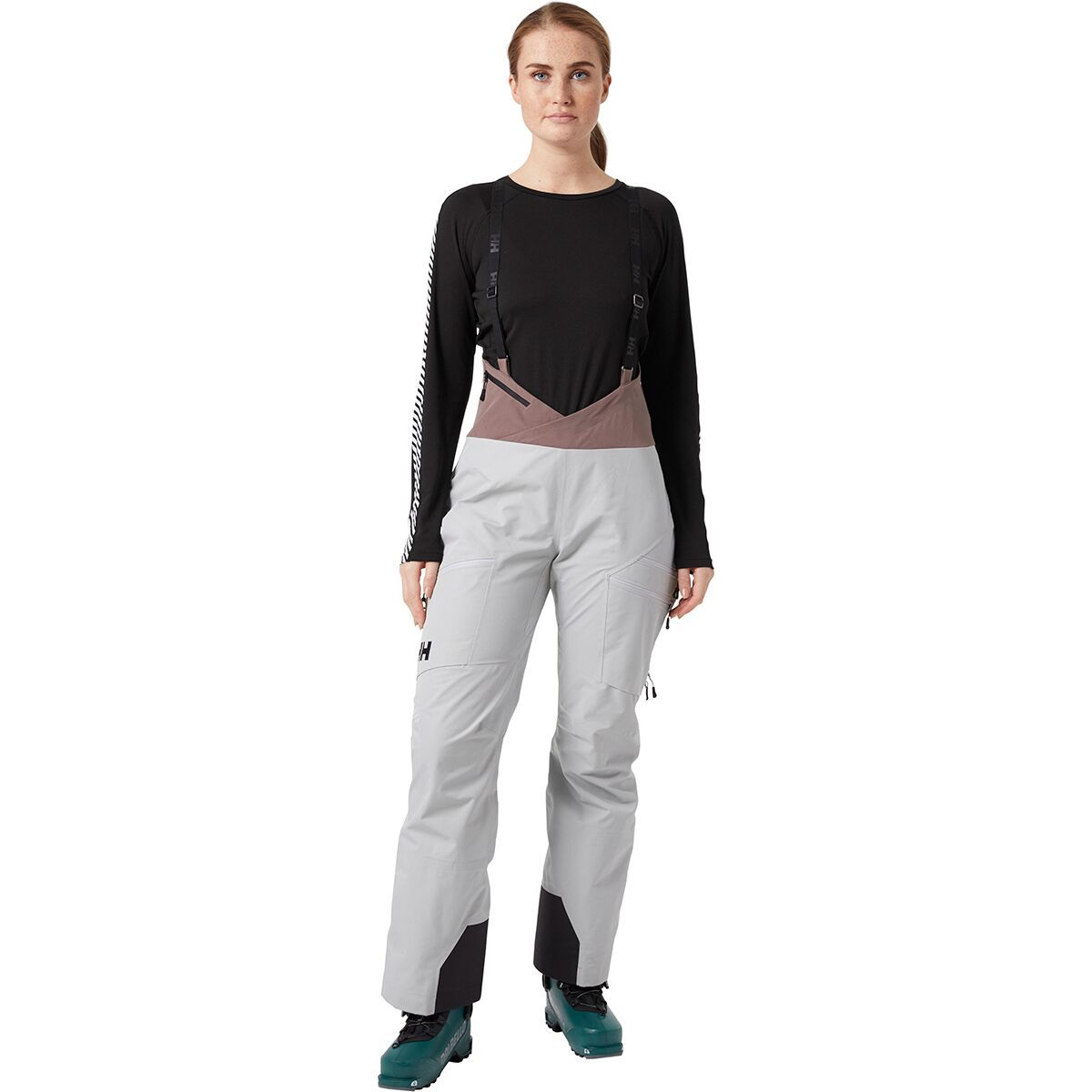 shell bib pants womens