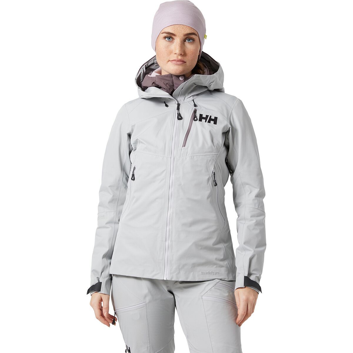 Helly Hansen Odin Mountain Infinity 3L Shell Jacket - Women's Grey Fog, L