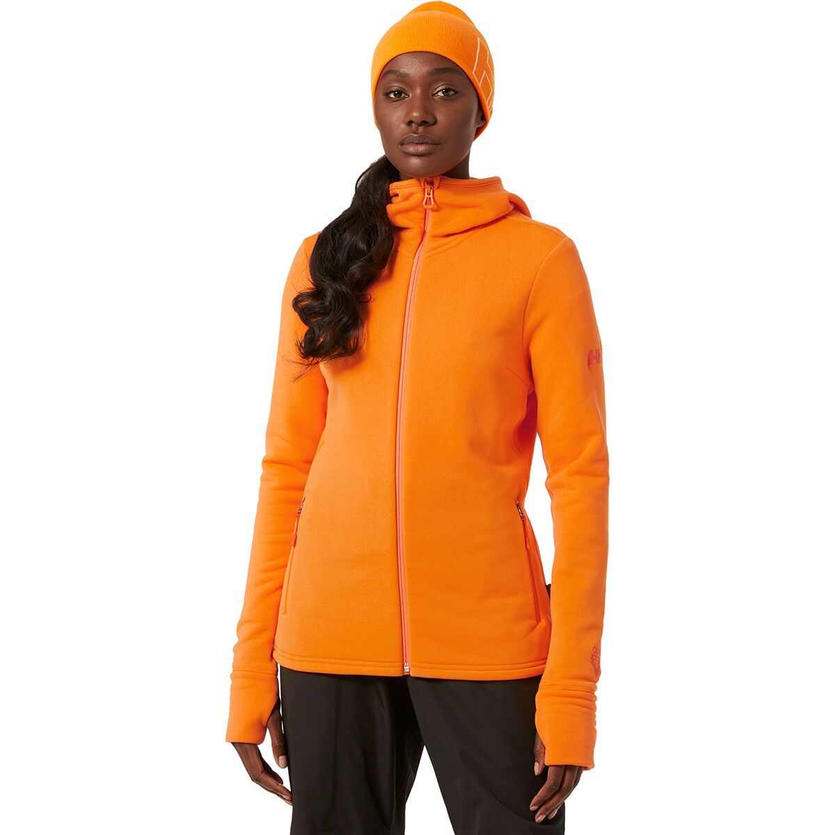 Helly Hansen Odin Power Stretch Pro Hoodie - Women's Poppy Orange, M