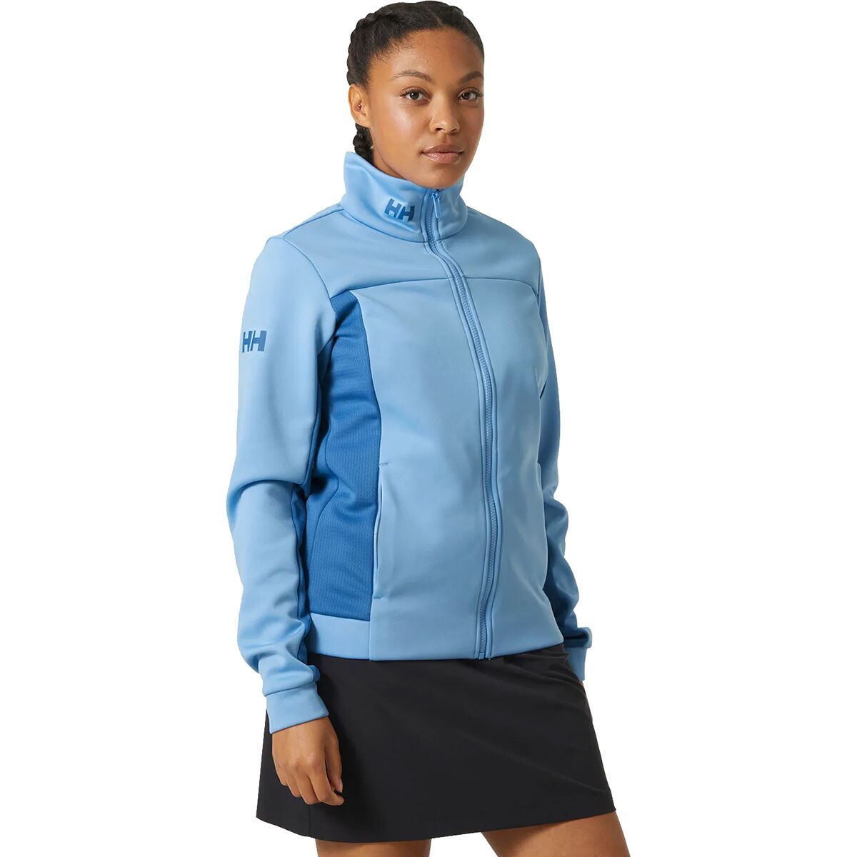 Helly Hansen Crew Fleece Jacket - Women's Bright Blue, M