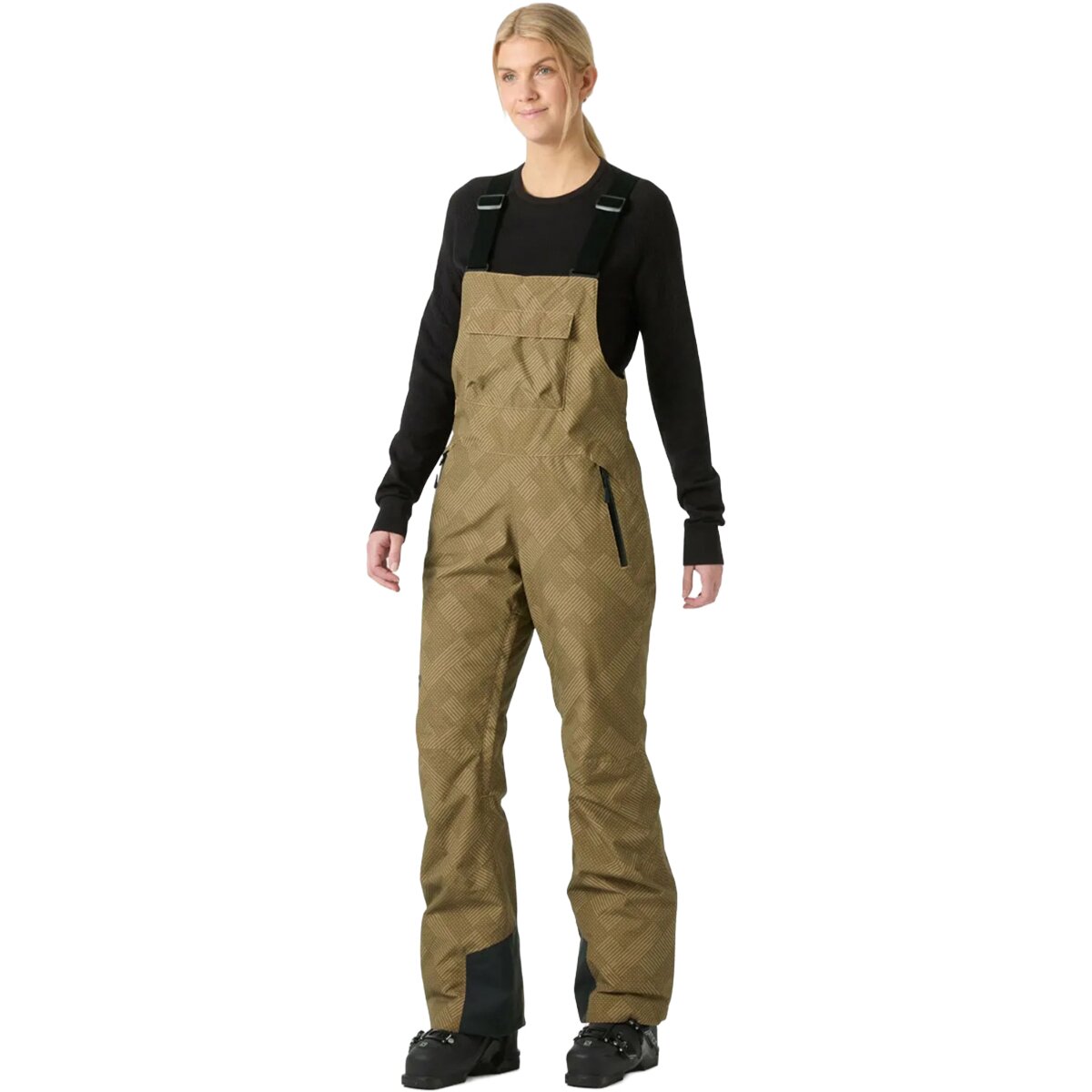 Image of Helly Hansen Legendary Insulated Bib Pant - Women's Elmwood Plaid, XS