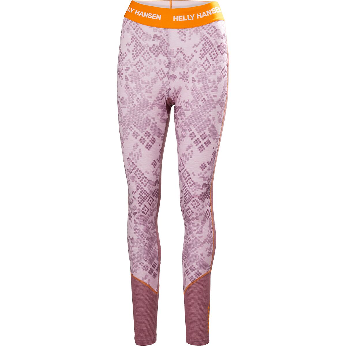 Image of Helly Hansen Lifa Merino Midweight Graphic Pant - Women's Cherry Blossom, L