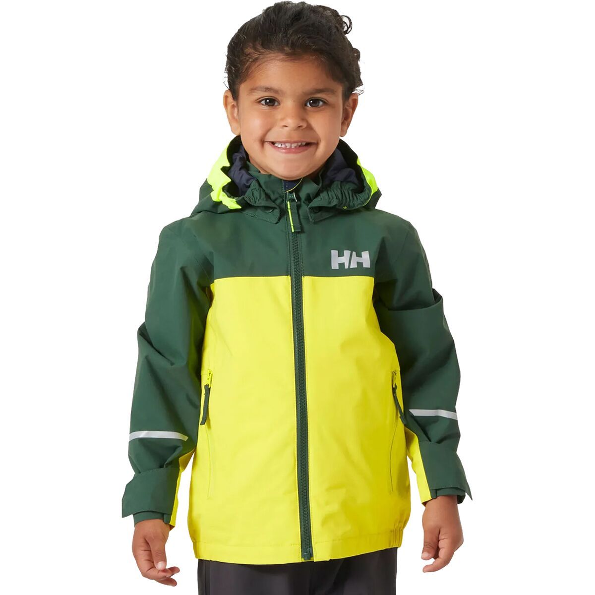 Image of Helly Hansen Shelter Jacket 2.0 - Toddlers' Cyber Lime, 2