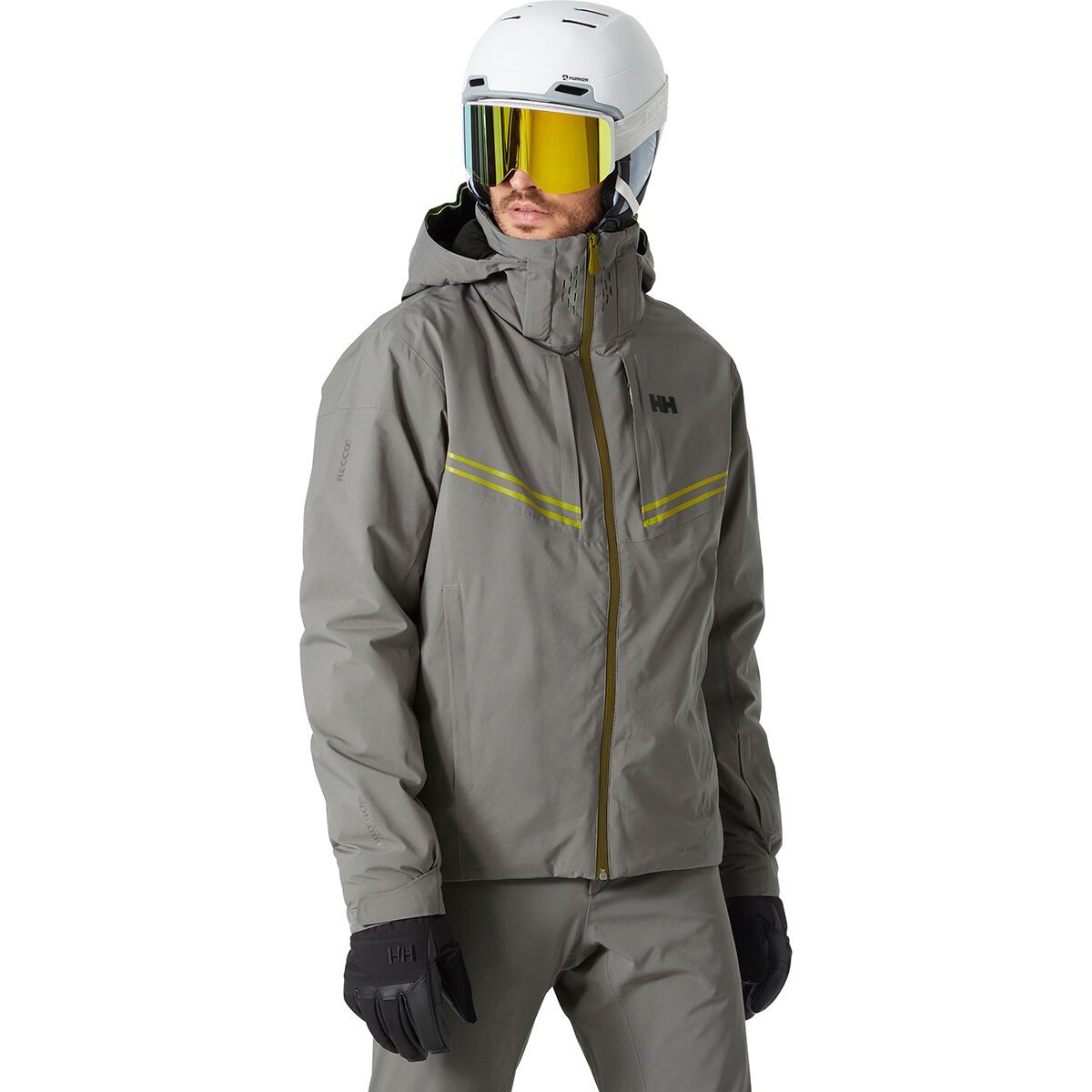 Helly Hansen Alpha Infinity Jacket - Men's Concrete, L