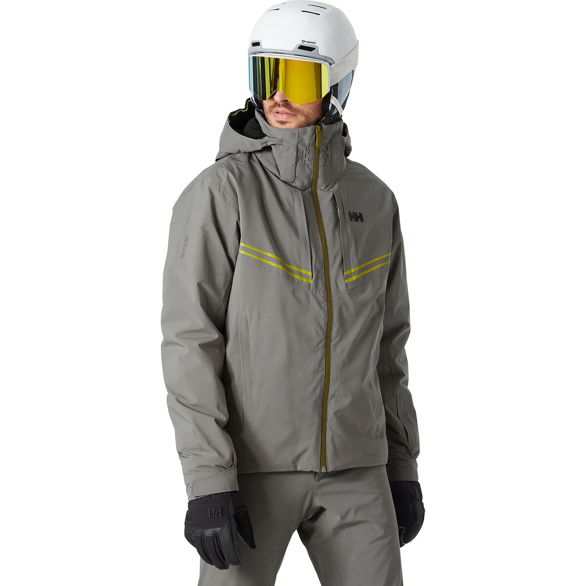 Helly Hansen Helly Hansen Alpha Infinity Jacket - Men's Concrete, M