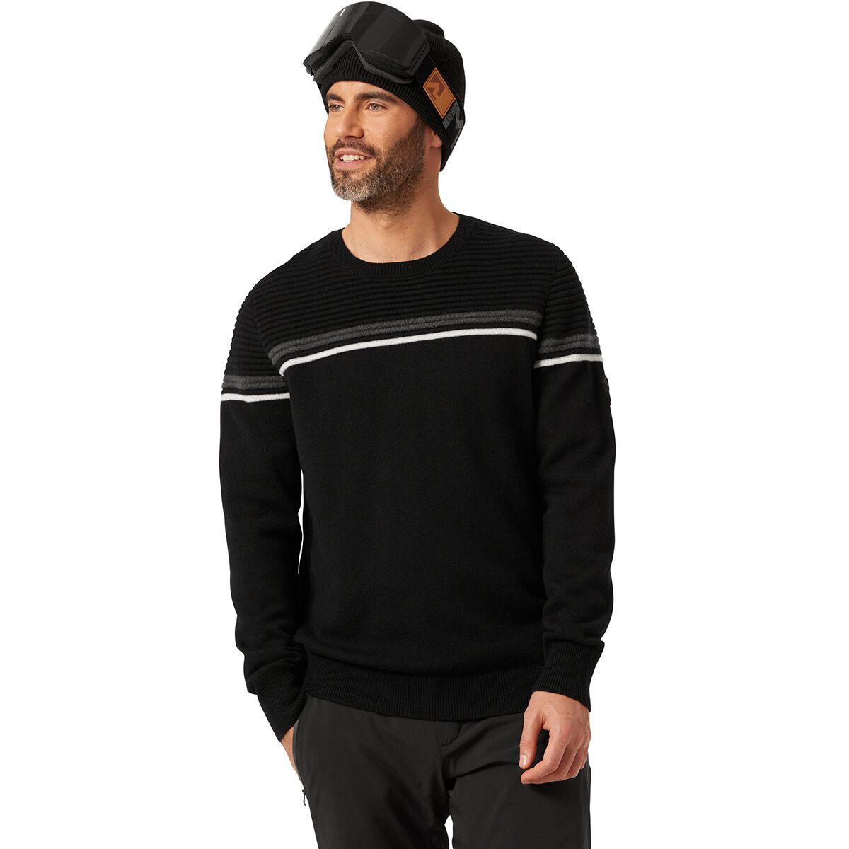 Helly Hansen Carv Knitted Sweater - Men's Black, XXL